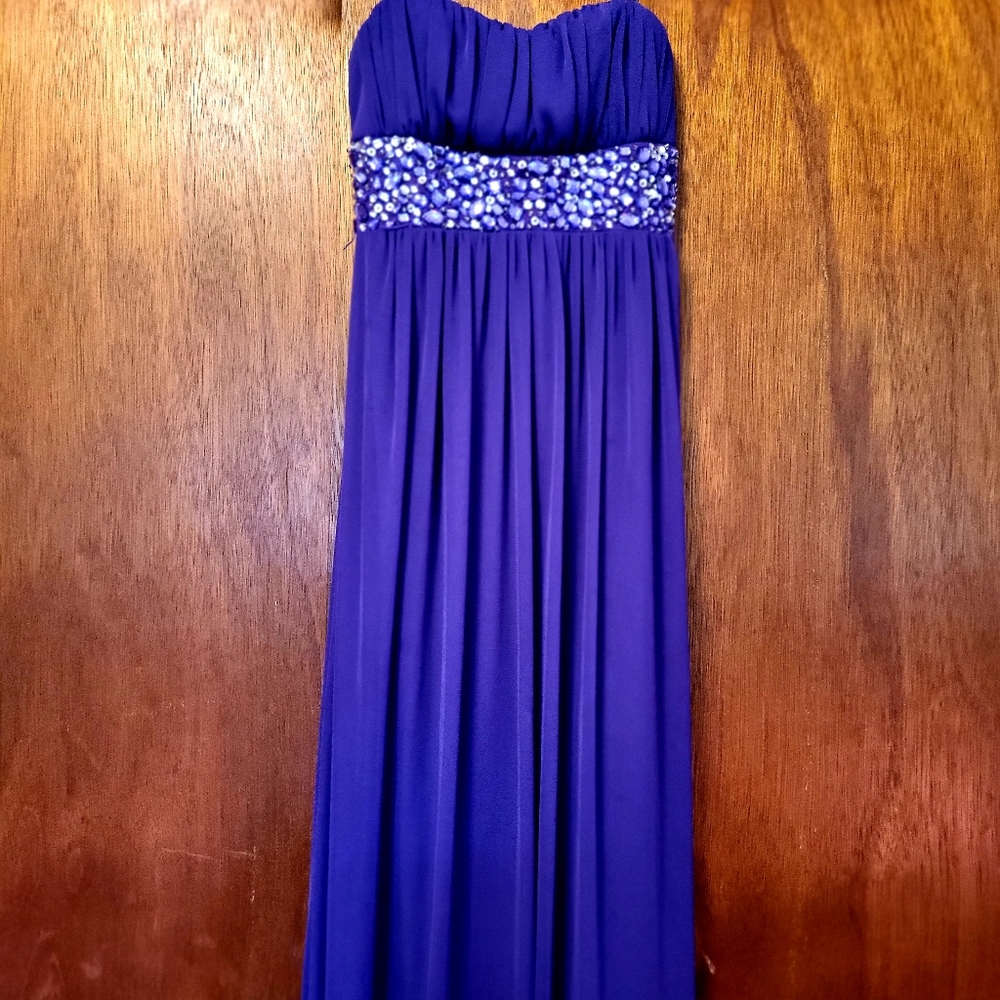 Purple prom dress size small.